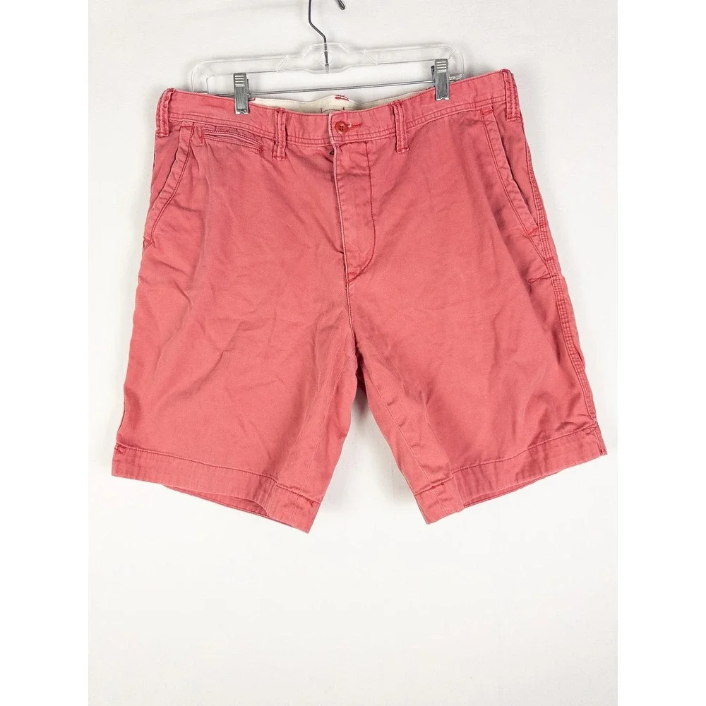 Polo Ralph Lauren Relaxed Fit Chino Shorts Mens 38 Faded Pink Preppy Old Money
